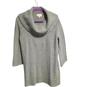 Nordstrom collection 100% Cashmere Cowl Neck Sweater xl gray